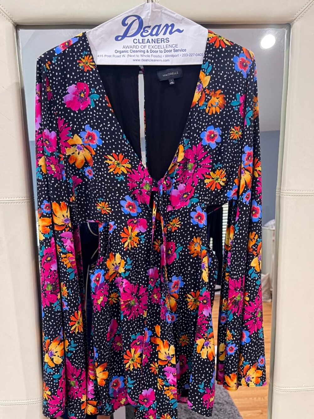MAJORELLE  Sunset Romper Size Small Floral/ Dotted Multi - great condition